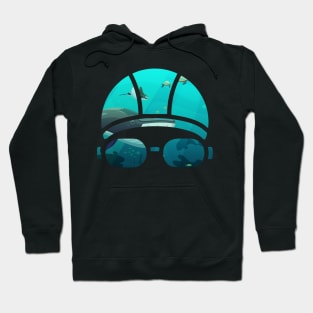 Creative Swimming Cap of Whales Gift Hoodie